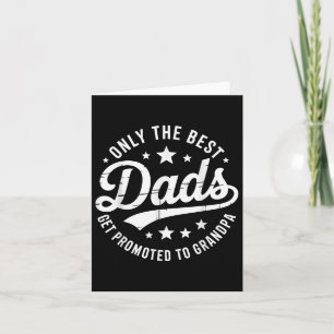 Nur die besten Vater werden an Großvater-Väter bew Karte