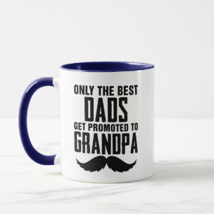 Nur die besten Vater werden für den Opa-Kaffee bew Tasse