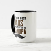 Nur die besten Vater werden für den Opa-Kaffee bew Tasse (Vorderseite Links)