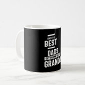 Nur die besten Vater werden für Großformat beworbe Kaffeetasse (Vorderseite Links)