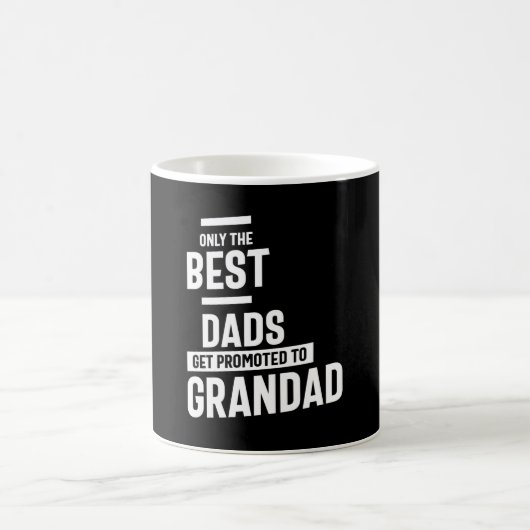 Nur die besten Vater werden für Großformat beworbe Kaffeetasse (Mittel)