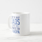 Nur die besten Vater werden für Großvater beworben Kaffeetasse (Vorderseite Links)
