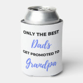 Nur die besten Vater werden für Großvater schwarz  Dosenkühler (Kanne Vorderseite)