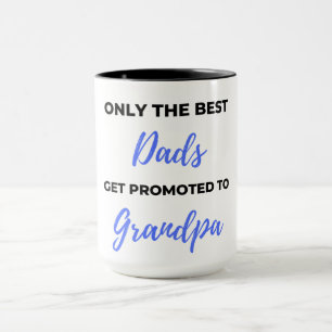 Nur die besten Vater werden für Großvater schwarz Tasse