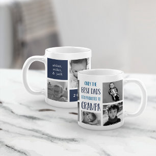 Nur die besten Vater werden zum Grampa-Foto beworb Kaffeetasse