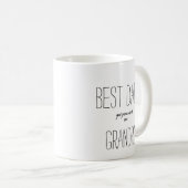 Nur die besten Väter werden zum Großvater beförder Kaffeetasse (VorderseiteRechts)