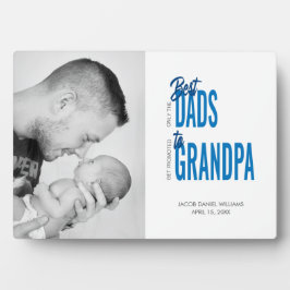 Nur die besten Vater werden zum Großvater Foto bew Fotoplatte
