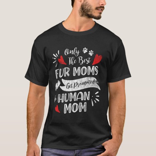 Nur die besten vier Mamas werden für HU-Mama werbe T-Shirt (Vorderseite)