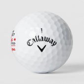 Nur die Beststen Vater werden an Großvater beworbe Golfball (Logo)