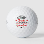 Nur die Beststen Vater werden an Großvater beworbe Golfball (Vorderseite)