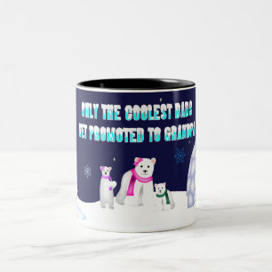 Nur die coolste Vater-Tasse Zweifarbige Tasse