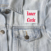 Nur die FAMILIE sind innerer Kreis Button (Beispiel)