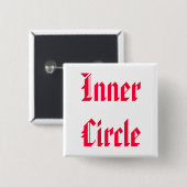 Nur die FAMILIE sind innerer Kreis Button (Vorne & Hinten)