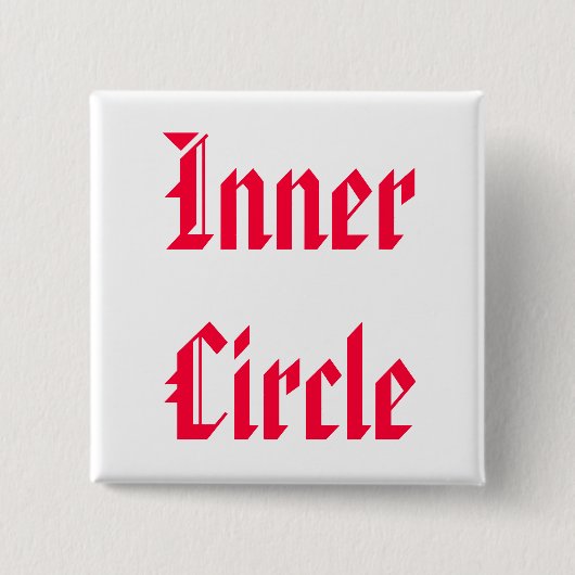 Nur die FAMILIE sind innerer Kreis Button (Vorderseite)