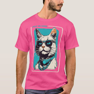 Nur die Farbe der Katzenkatze T-Shirt