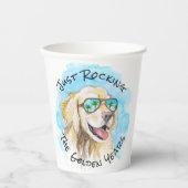 Nur die goldene Jahre in der sonnigen Pun-Rente zu Pappbecher (Vorderseite)