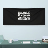 Nur die Hälfte der Programmierung ist Programmiere Banner (Messe)