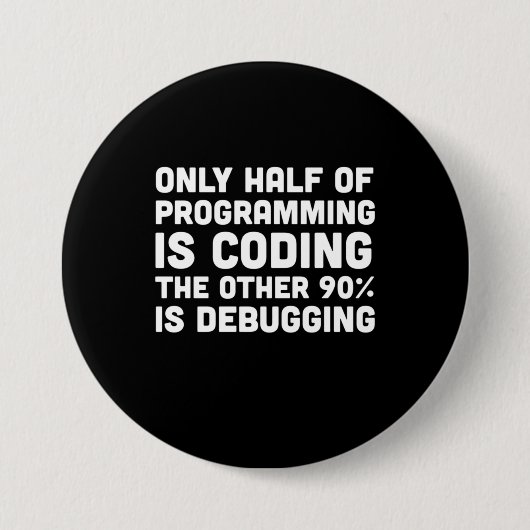 Nur die Hälfte der Programmierung ist Programmiere Button (Vorderseite)
