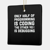 Nur die Hälfte der Programmierung ist Programmiere Keramikornament (Links)