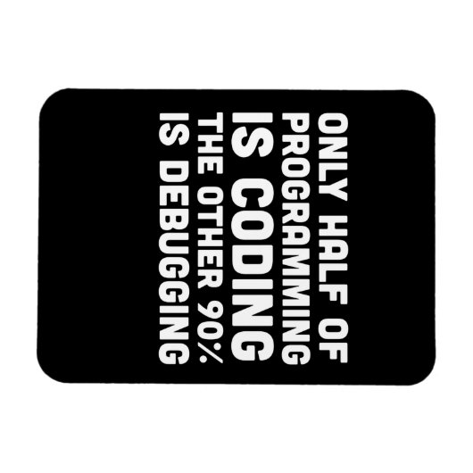 Nur die Hälfte der Programmierung ist Programmiere Magnet (Horizontal)
