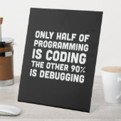 Nur die Hälfte der Programmierung ist Programmiere Sockelschild (In Situ)