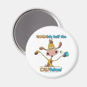 Nur die Hälfte des CALFfeins Magnet (Vorderseite/Rückseite)
