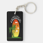 Nur die Kälte für den Sommer Schlüsselanhänger (Rückseite)