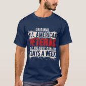 Nur die Qualität der amerikanischen Veteranen T-Shirt (Vorderseite)
