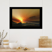 Nur die Sonne Poster (Küche)