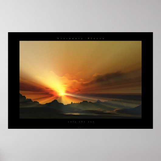 Nur die Sonne Poster (Vorne)