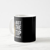 Nur die Spitze, ich verspreche es - Lustiger Waffe Kaffeetasse (Vorderseite Links)