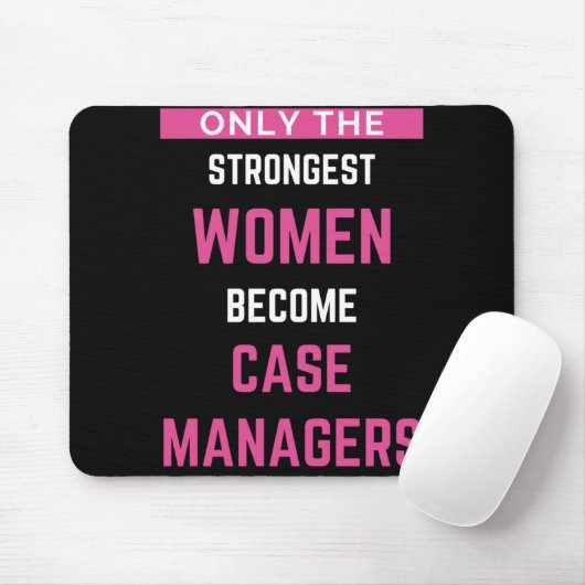 Nur die stärksten Frauen werden Fallmanager Mousepad (Mit Mouse)