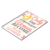 Nur die stärksten Frauen werden Teamleiter Notizblock (Linke Seite)