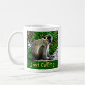 Nur die Tasse der grünen Affen abkühlen (Links)