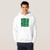 Nur die Zeit wird sagen, Chronische Phrase Hoodie (Vorne ganz)