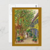 Nur die Zwei von uns (Hochzeit-Kunst) Postkarte (Vorne/Hinten)