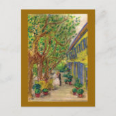 Nur die Zwei von uns (Hochzeit-Kunst) Postkarte (Vorderseite)