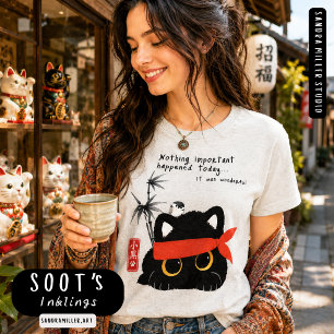 NUR DIES SOOT's Einfälle - Tragbare Kunst Tri-Blend Shirt