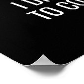 Nur dieses weit Motivierend Zitat Lion Poster (Ecke)