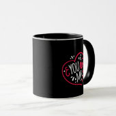 nur dir meine Liebe-Deck Tasse (VorderseiteRechts)