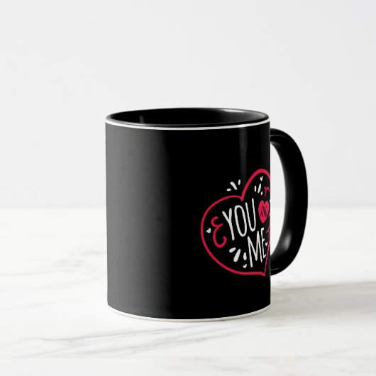 nur dir meine Liebe-Deck Tasse (VorderseiteRechts)