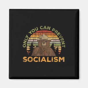 Nur du kannst den Sozialismus für einen Sozialismu Magnet