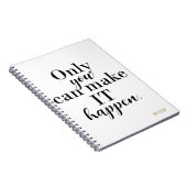 NUR DU KANNST ES Personalisiert GEMÄSS MACHEN Notizblock (Rechte Seite)