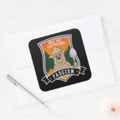 Nur du kannst Faschisten vorbeugen Quadratischer Aufkleber (Umschlag)