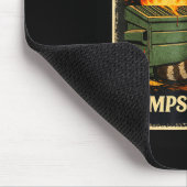 Nur du kannst Müllcontainerbrände verhindern lusti Mousepad (Ecke)