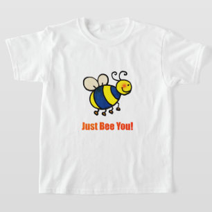 Nur du Niedlicher Cartoon Bee Art sein T-Shirt