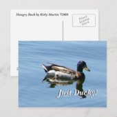Nur Ducky! Postkarte (Vorne/Hinten)