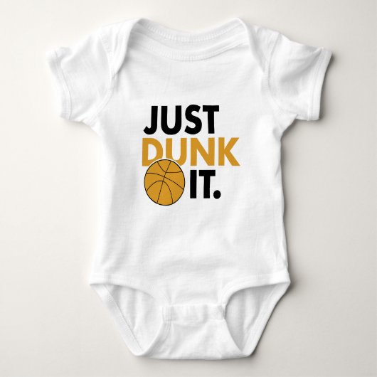 Nur Dunk Baby Strampler (Vorderseite)