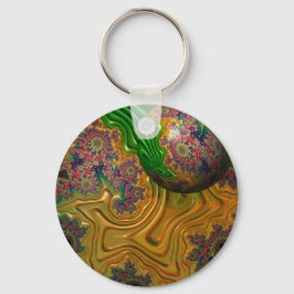 Nur durch runden Schlüsselring schwimmen Schlüsselanhänger