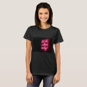 Nur echte Vibes! T-Shirt (Vorne ganz)